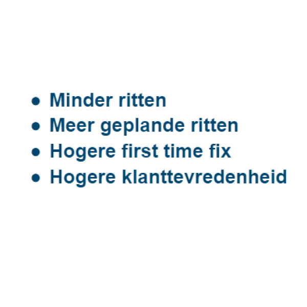 Voorspelbaar onderhoud